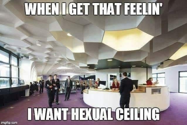 That feeling | image tagged in all knowing hexagon | made w/ Imgflip meme maker