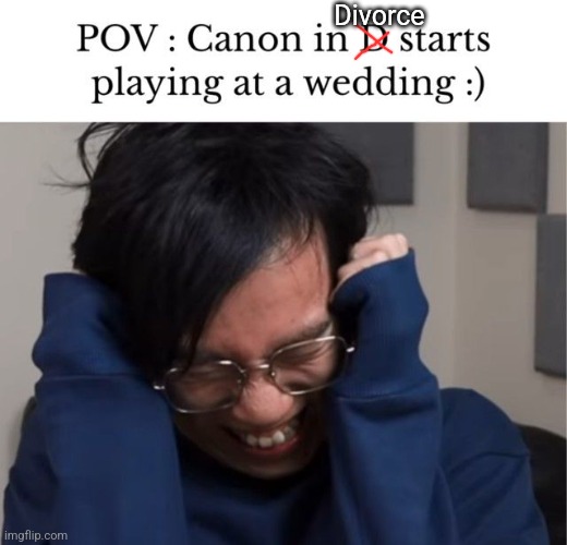He's actually suffering btw | Divorce | made w/ Imgflip meme maker