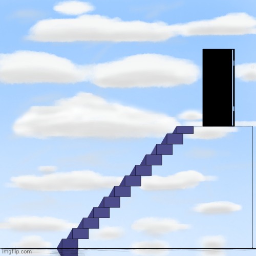 Watched The Truman Show yesterday and made this, might add an OC later but what do you guys think? | image tagged in drawing,in case i don't see you,good afternoon,good evening,good night | made w/ Imgflip meme maker