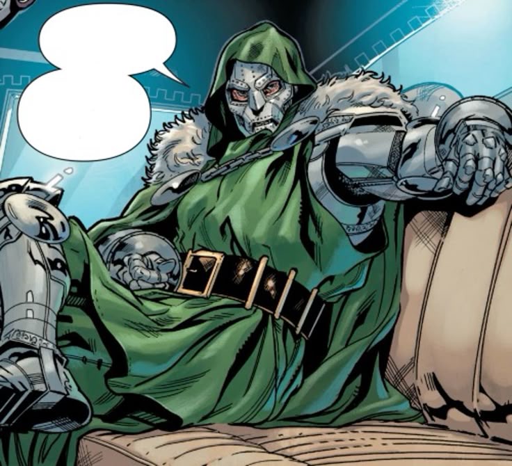 Doctor Doom in Car Blank Meme Template