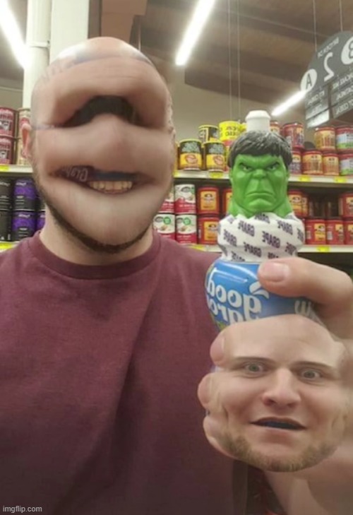 cursed face swap | image tagged in cursed image,cursed,face swap,why are you reading the tags | made w/ Imgflip meme maker