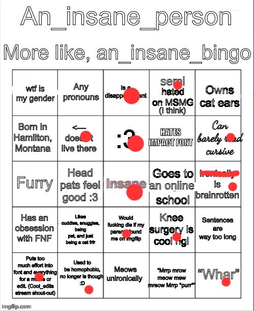 an insane bingo (April 2025) | image tagged in an insane bingo april 2025 | made w/ Imgflip meme maker