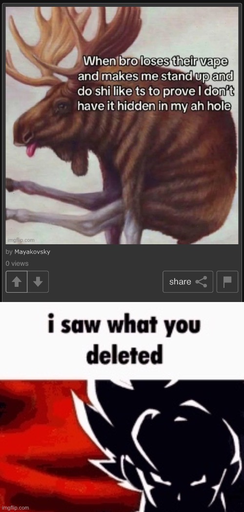image tagged in i saw what you deleted | made w/ Imgflip meme maker