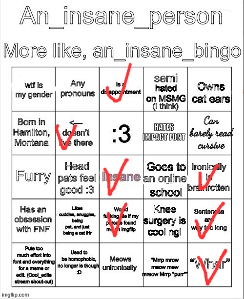 an insane bingo (April 2025) | image tagged in an insane bingo april 2025 | made w/ Imgflip meme maker