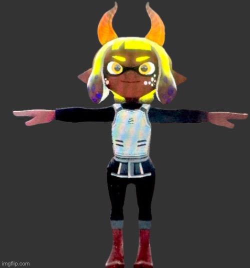 T-posing Inkmatas. Your opinion is invalid | made w/ Imgflip meme maker