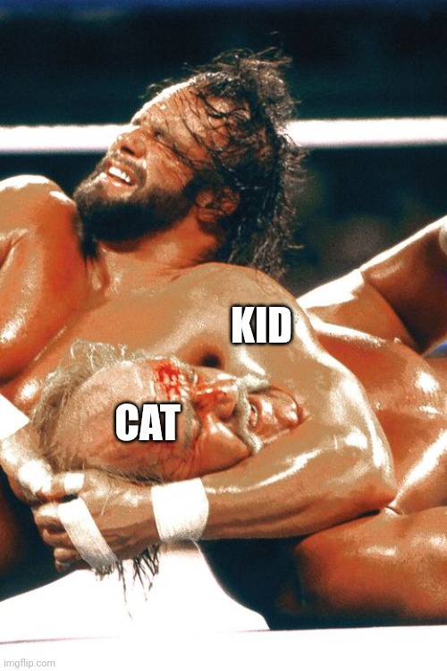 Chokehold | KID CAT | image tagged in chokehold | made w/ Imgflip meme maker