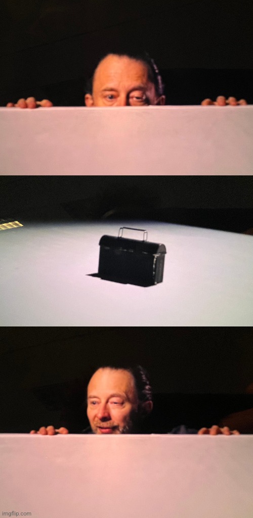 Thom's Lunchbox | image tagged in radiohead | made w/ Imgflip meme maker