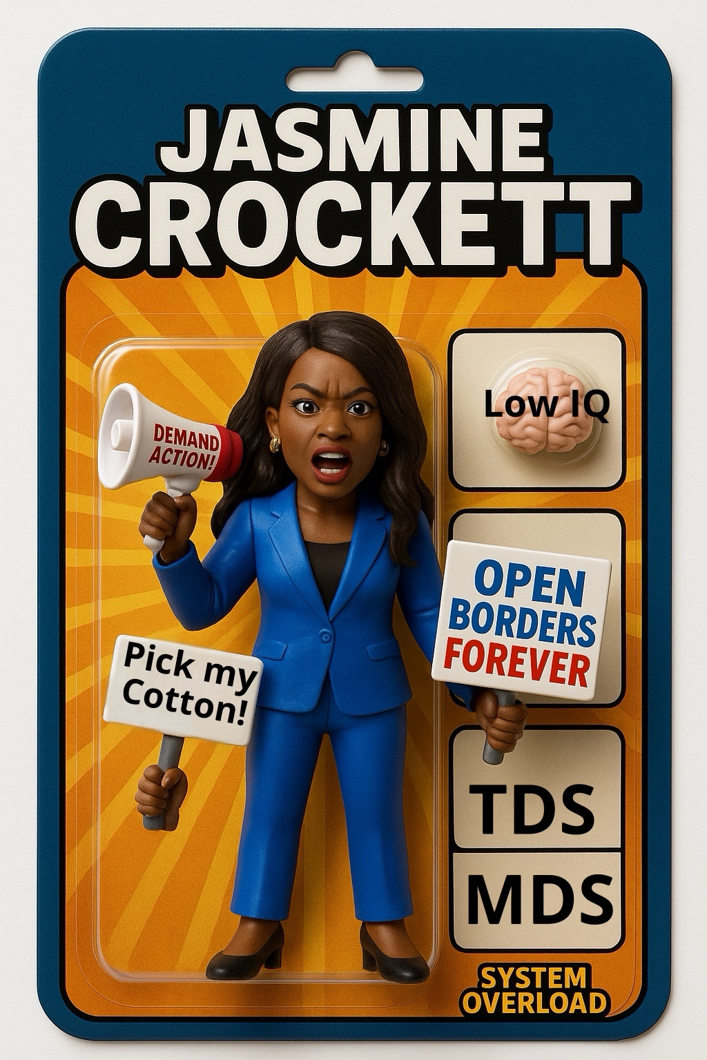 Jasmine Crockett Blank Meme Template