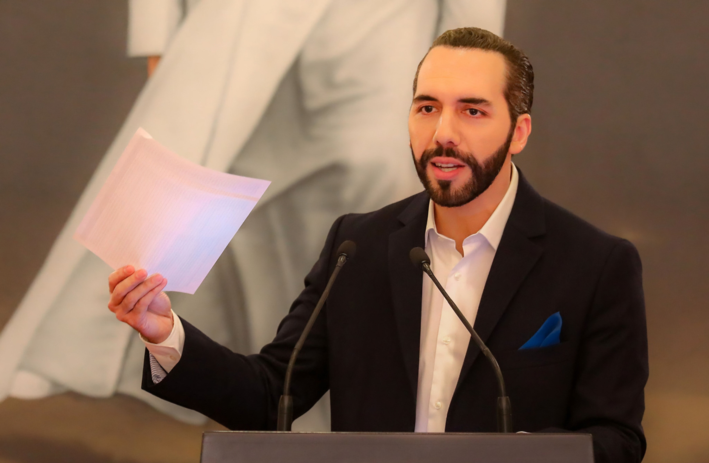 High Quality Nayib Bukele Blank Meme Template