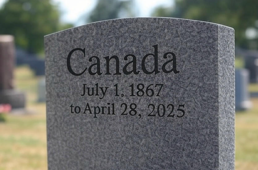 Canada tombstone Blank Meme Template
