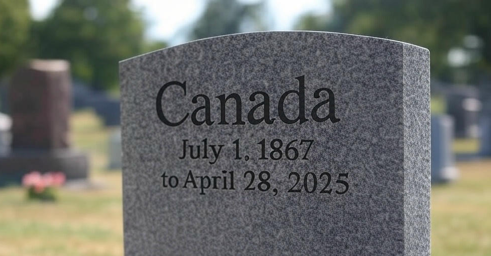 Canada tombstone Blank Meme Template