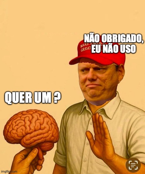 Tarcísio de Freitas | NÃO OBRIGADO, EU NÃO USO; QUER UM ? | image tagged in tarcisio de freitas,governador,sao paulo,pl,direita,extrema direita | made w/ Imgflip meme maker