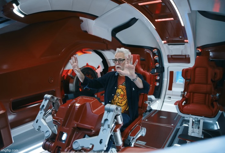 James Gunn doing the Absolute Cinema pose | image tagged in james gunn,superman | made w/ Imgflip meme maker