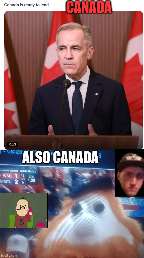 canada sucks | CANADA; ALSO CANADA | image tagged in canada,america,nhl | made w/ Imgflip meme maker