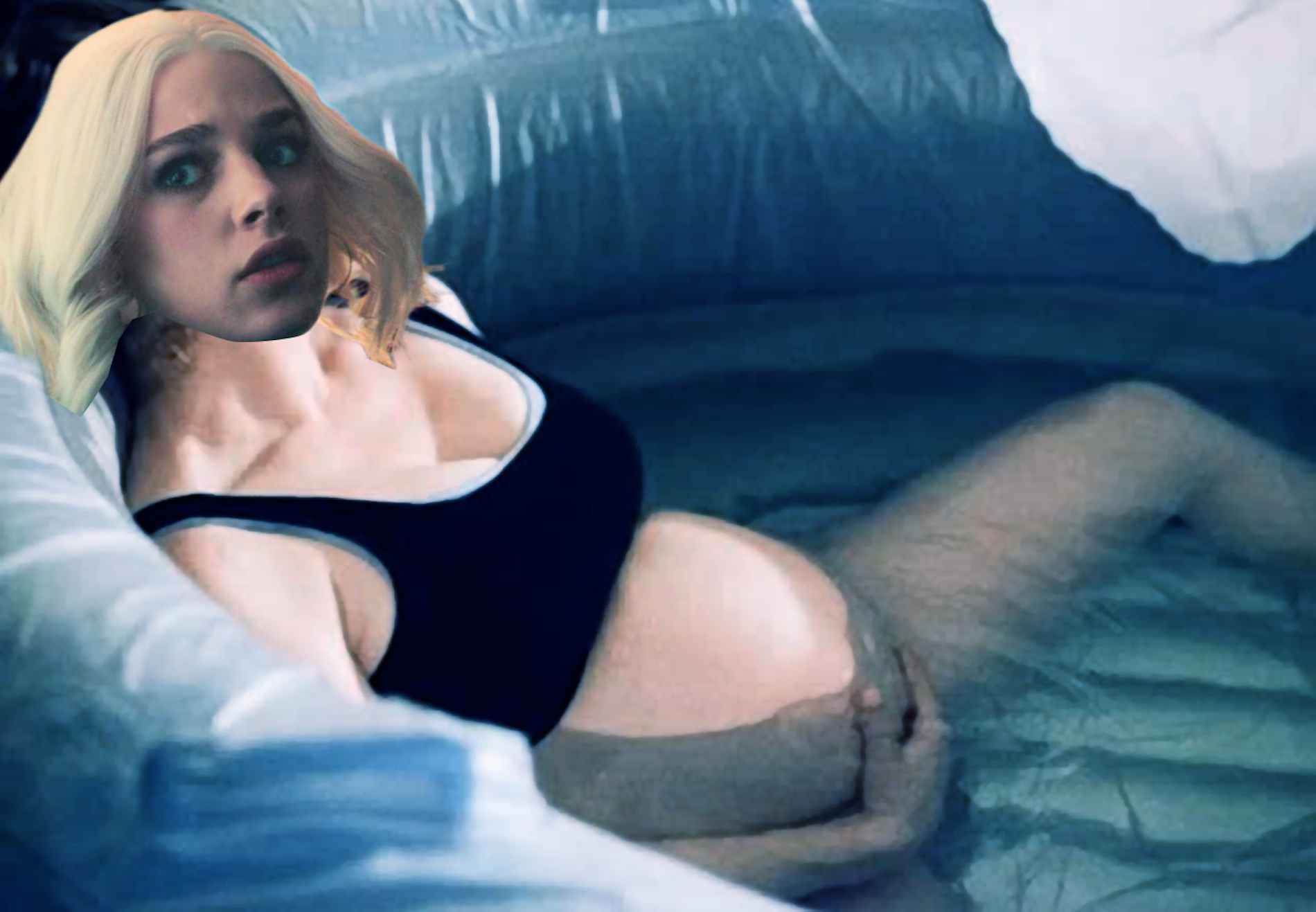 Raven Giving Birth Blank Meme Template