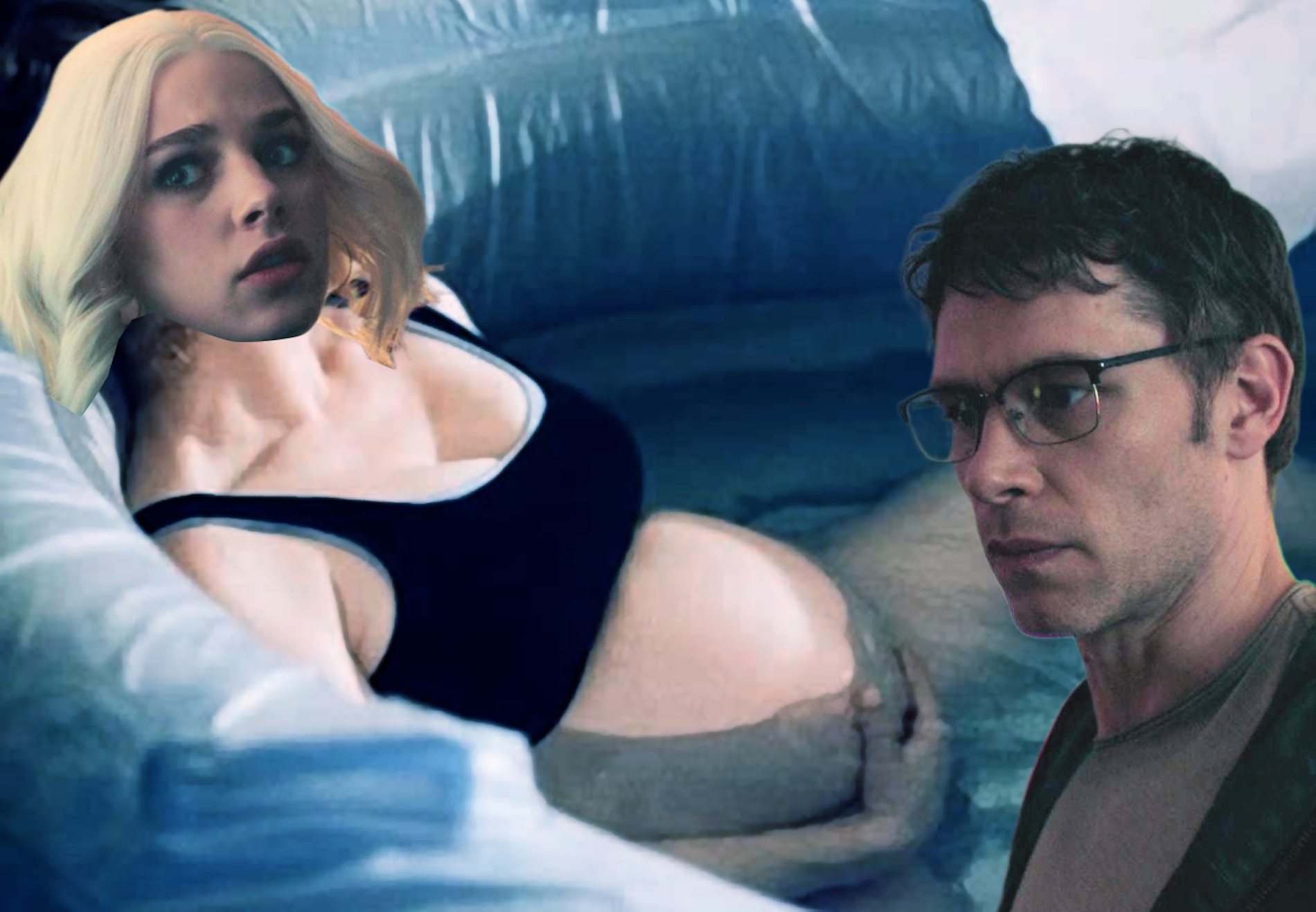 Raven Giving Birth Blank Meme Template