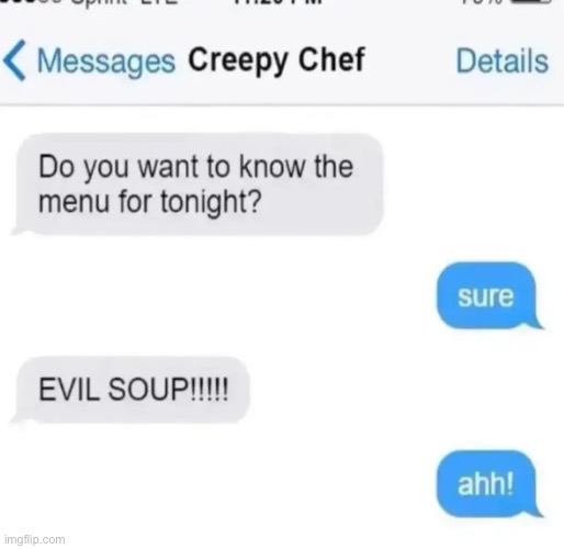 Evil soup | made w/ Imgflip meme maker