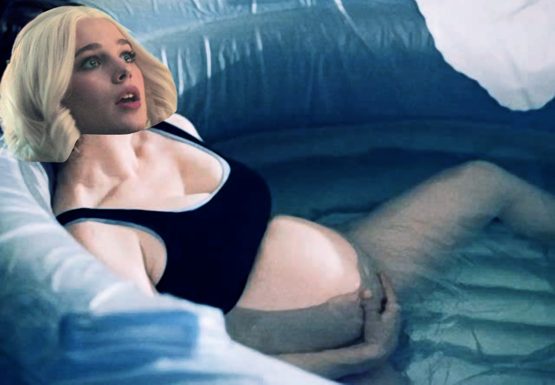 Raven Giving Birth Blank Meme Template