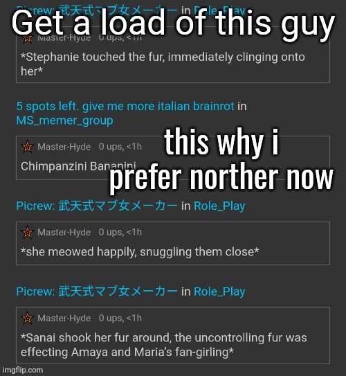 this why i prefer norther now | made w/ Imgflip meme maker