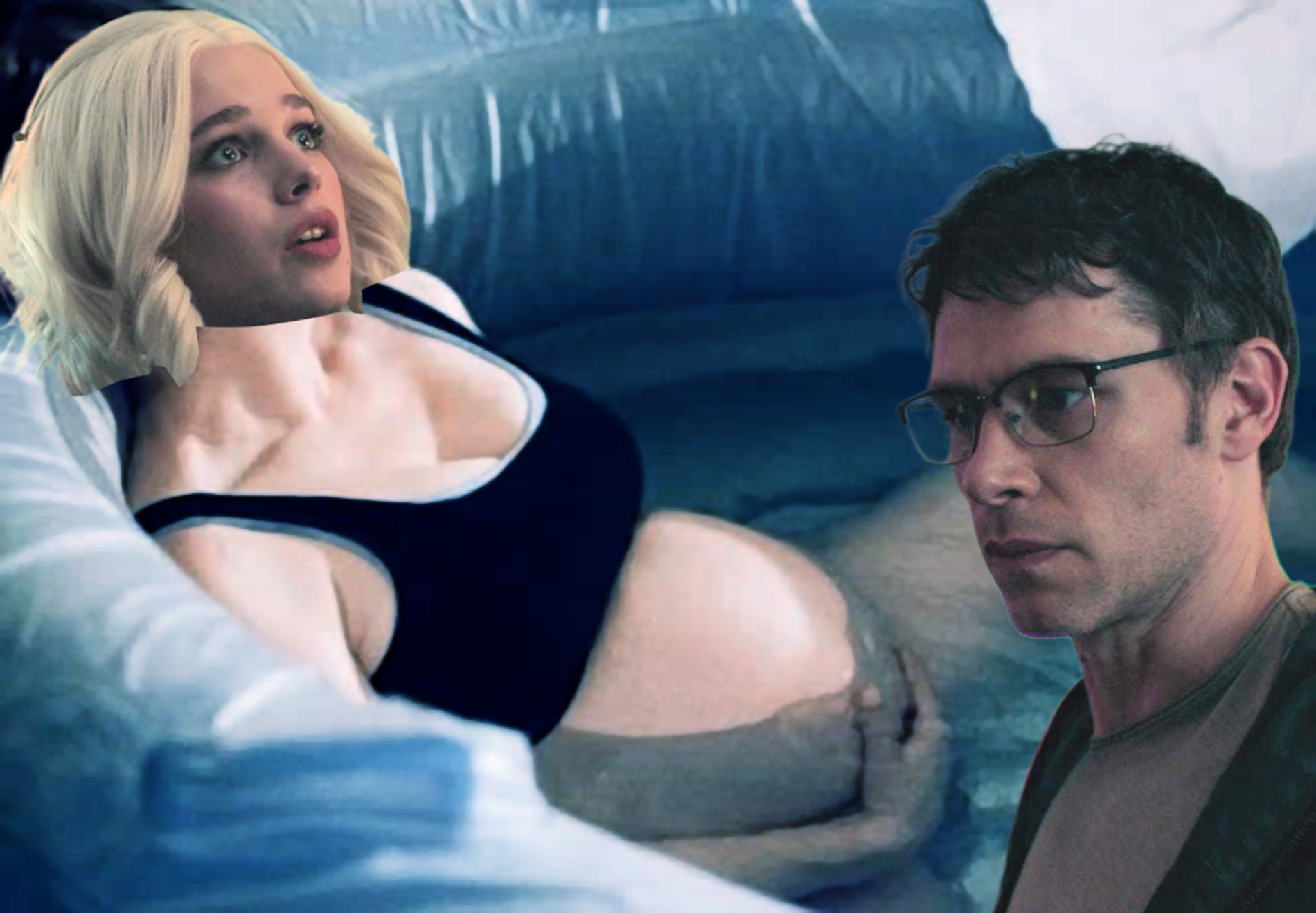 Raven Giving Birth Blank Meme Template