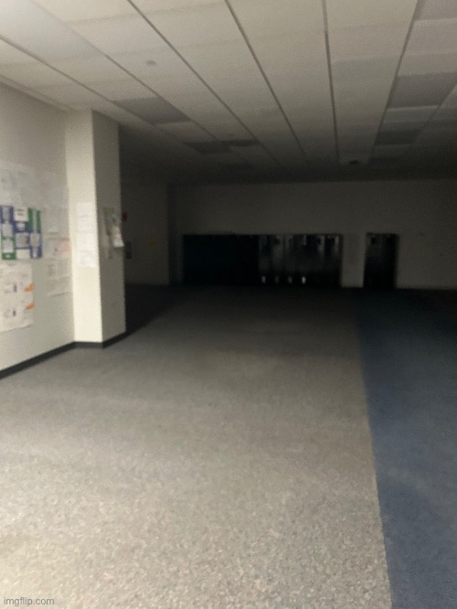 This is my school at night | made w/ Imgflip meme maker