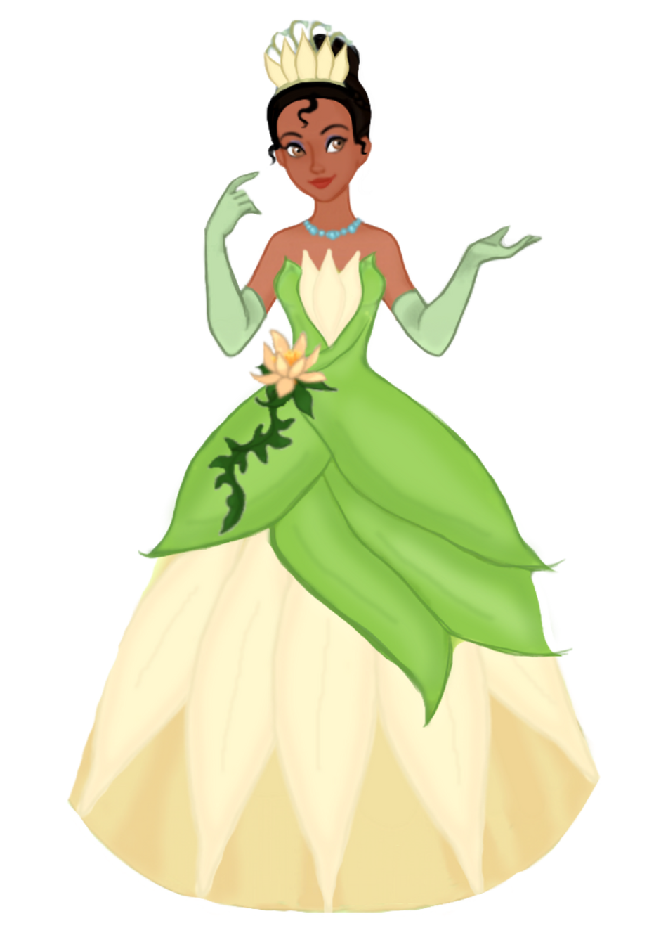 Princess Tiana Blank Meme Template