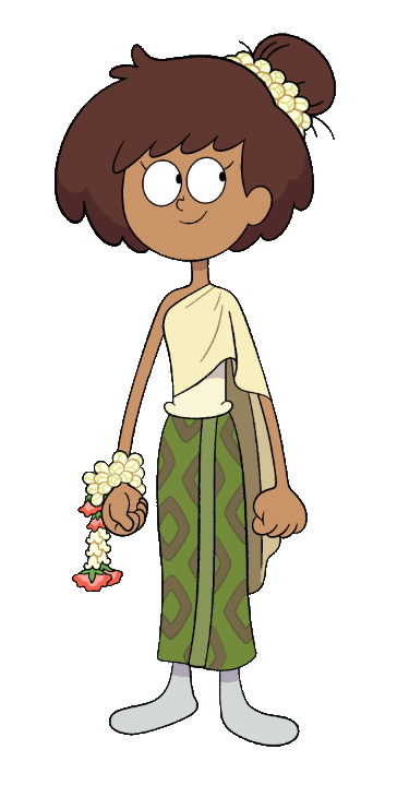 Anne Boonchuy in her Thai Outfit Blank Meme Template