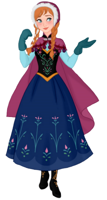 Anna of Arendelle Blank Meme Template