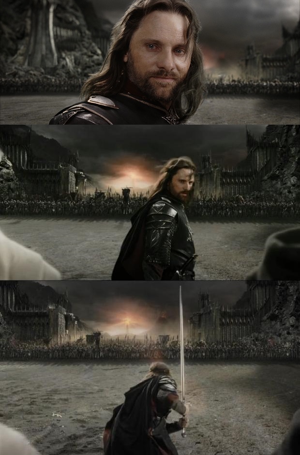 aragorn Blank Meme Template