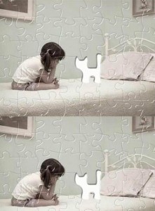 Sometimes it's only a cat that's missing Blank Meme Template