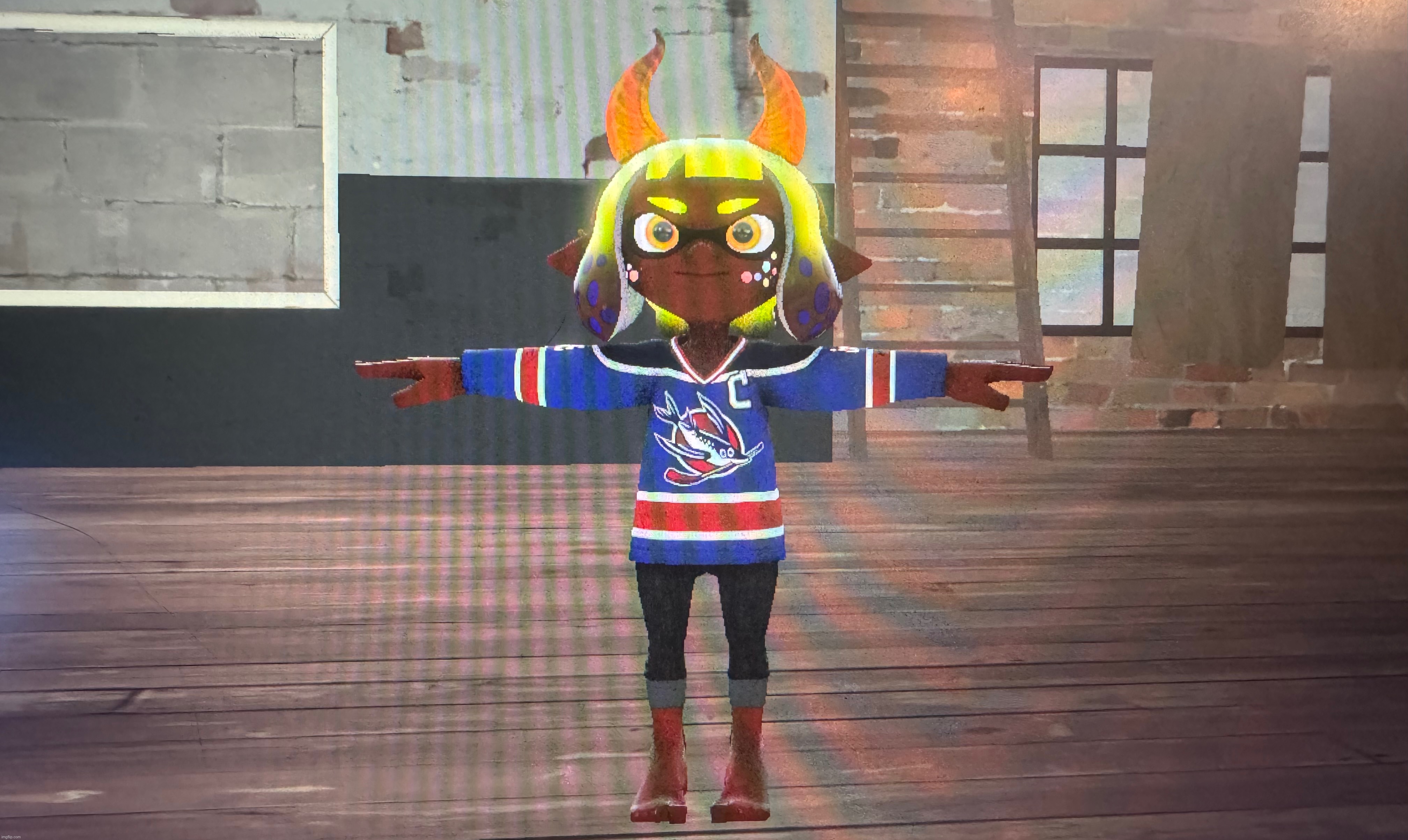 Inkmatas has a jersey on now! It’s going well tbh | made w/ Imgflip meme maker