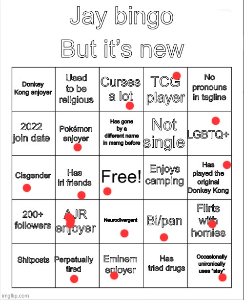 So damn close | image tagged in jay new bingo | made w/ Imgflip meme maker