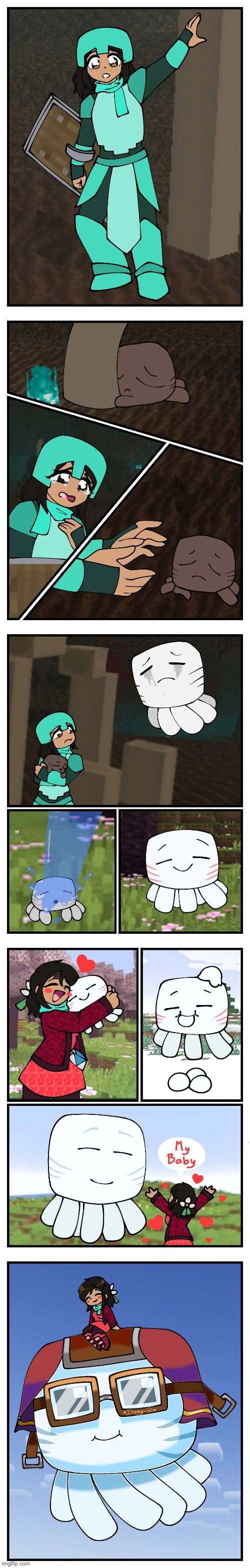 minecraft comic Blank Meme Template