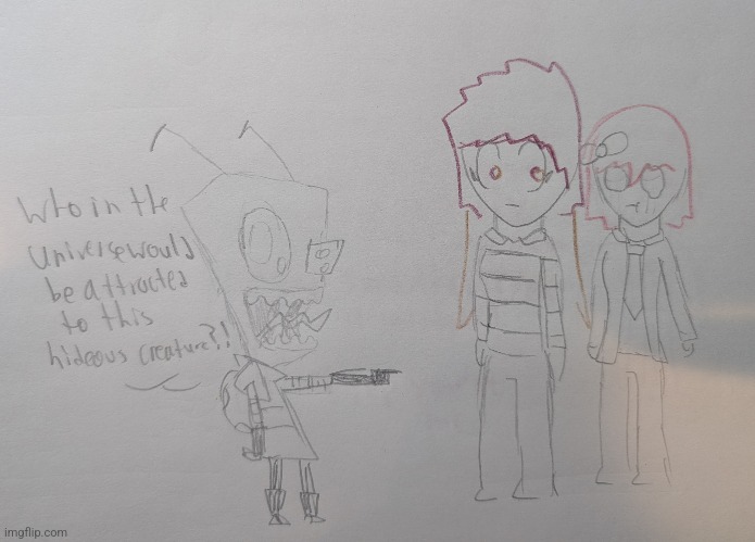 Quinn and Linda find a different alien | made w/ Imgflip meme maker