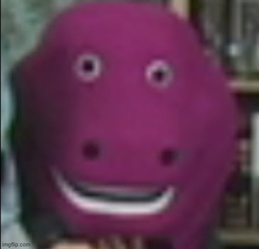 Cursed Barney | image tagged in cursed barney | made w/ Imgflip meme maker