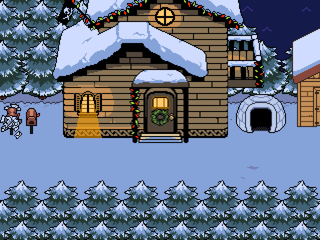 sans and paps house Blank Meme Template