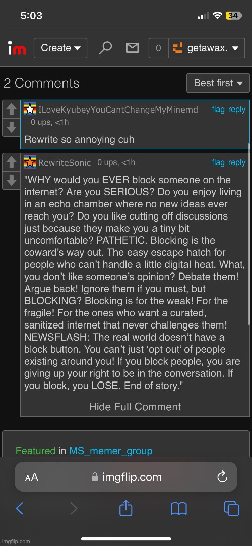 This is exactly why you are blocked | made w/ Imgflip meme maker