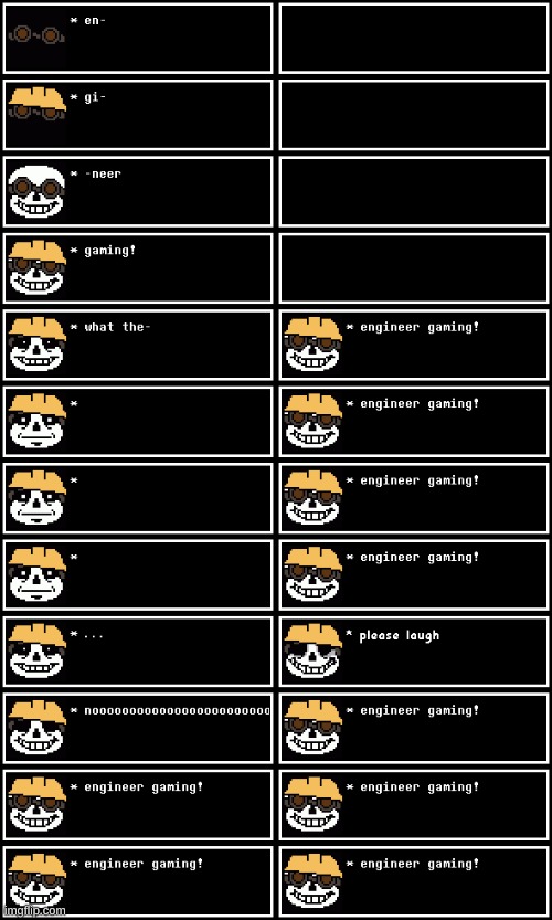 Engineer Gaming! (Sprite link in comments) | image tagged in undertale,tf2,engineer,tf2 engineer,gaming,please laugh | made w/ Imgflip meme maker
