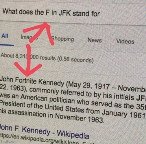 John Fortnite Kennedy | made w/ Imgflip meme maker