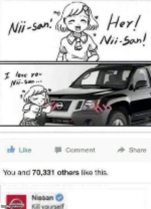 nissan kys | image tagged in nissan kys | made w/ Imgflip meme maker