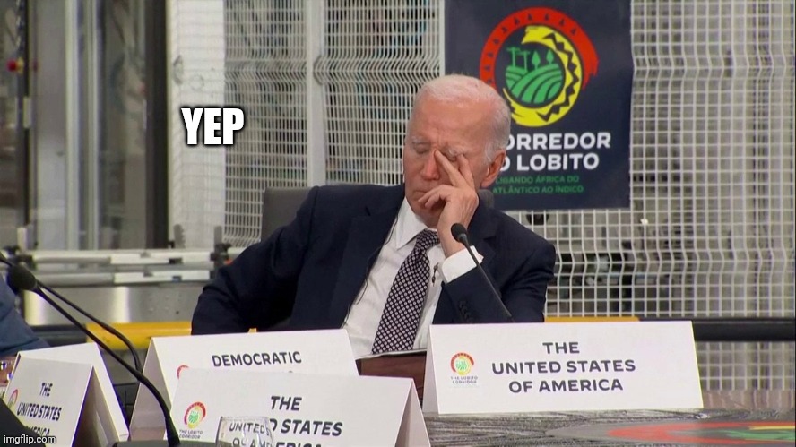 Sleepy Joe | YEP | image tagged in sleepy joe | made w/ Imgflip meme maker
