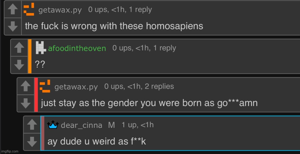 is he homophobic or what | made w/ Imgflip meme maker