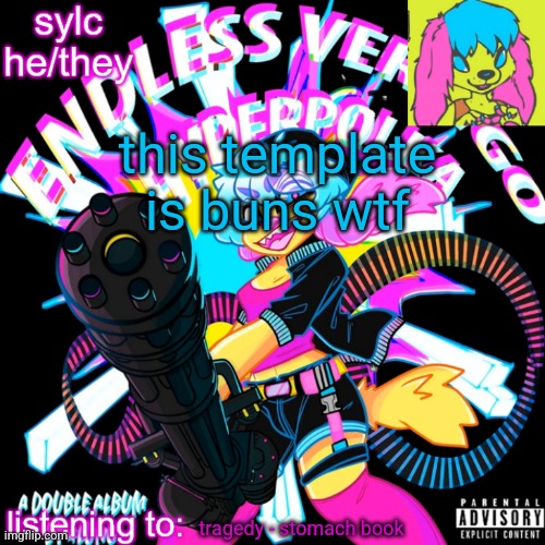 endless vertigo hyperpolka | this template is buns wtf; tragedy - stomach book | image tagged in endless vertigo hyperpolka | made w/ Imgflip meme maker