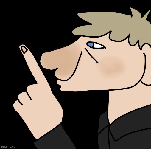 John hushing you | image tagged in john hushing you | made w/ Imgflip meme maker