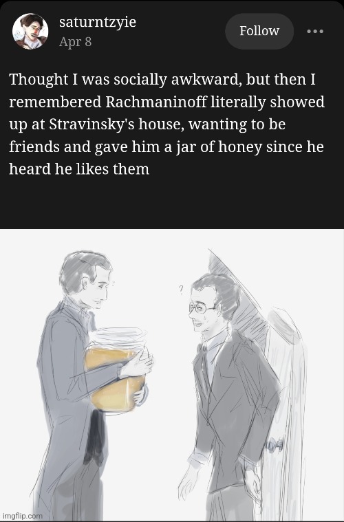 Thats really sweet actually, rachmaninoff is a good man | made w/ Imgflip meme maker