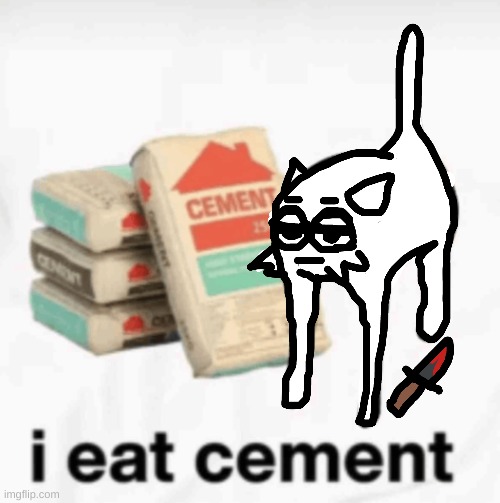 Image Title | image tagged in sprunki,i eat cement | made w/ Imgflip meme maker