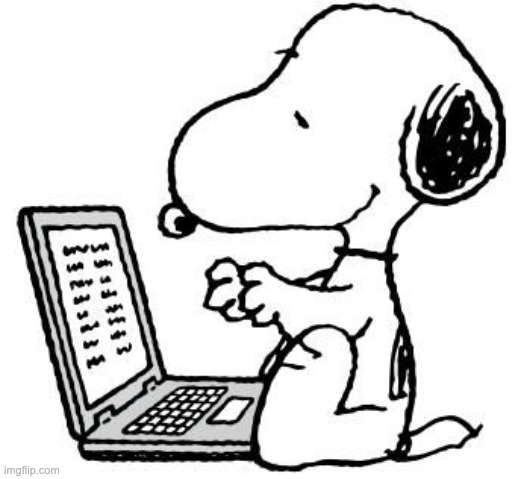 hes going thru your search history and then hes gonna get a nuke on the dark web to launch at your house | image tagged in wise snoopy | made w/ Imgflip meme maker