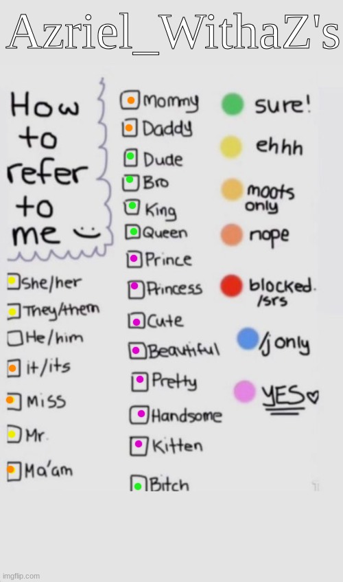 I did it. I saved the town. (scattered applause) | Azriel_WithaZ's | image tagged in how to refer to me | made w/ Imgflip meme maker
