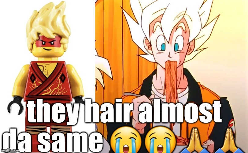 they hair almost da same 😭😭🙏🙏 | made w/ Imgflip meme maker