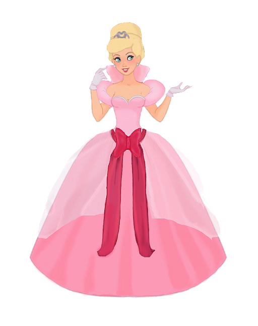 Charlotte in her ball gown Blank Meme Template